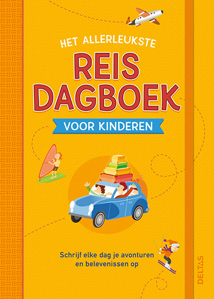 Omslag van Het allerleukste reisdagboek voor kinderen