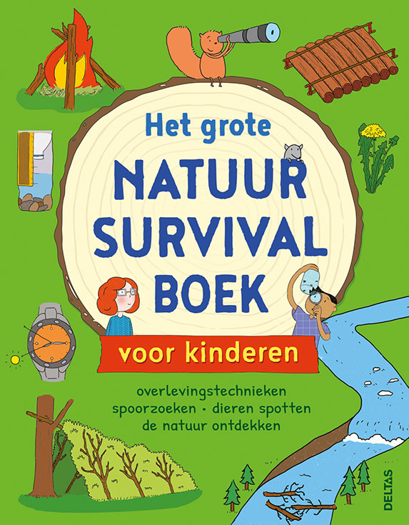 Omslag van Het grote natuur survivalboek voor kinderen