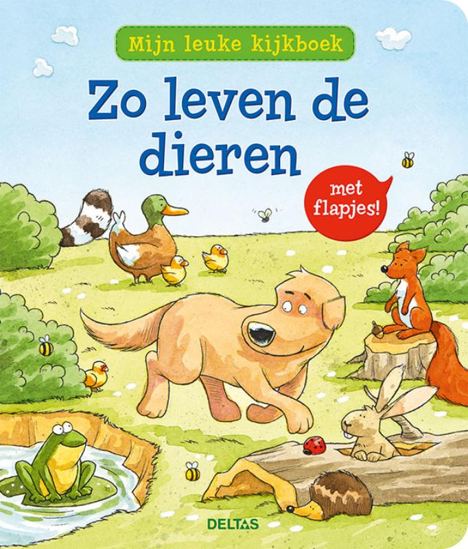 Omslag van Mijn leuke kijkboek Zo leven de dieren