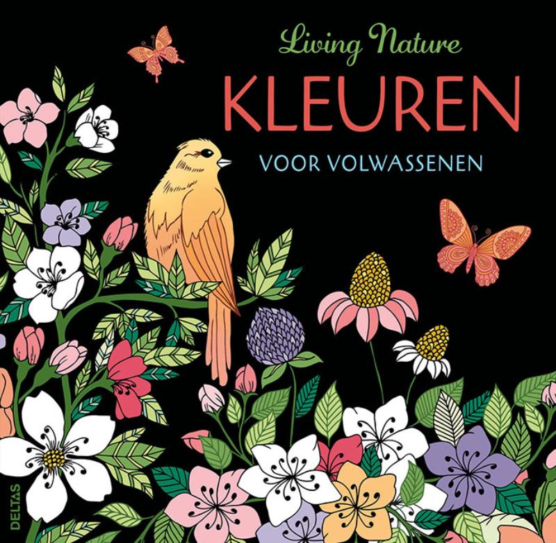 Omslag van Living nature-Kleuren voor volwassenen
