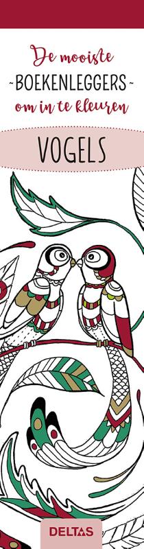 Omslag van De mooiste kleurboekenleggers om in te kleuren - Vogels