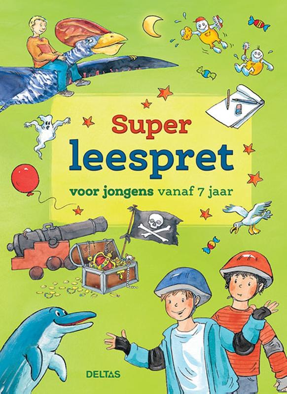 Omslag van Super leespret voor jongens vanaf 7 jaar