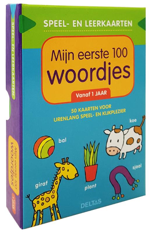 Omslag van Speel- en leerkaarten - Mijn eerste 100 woordjes vanaf 1 jaar
