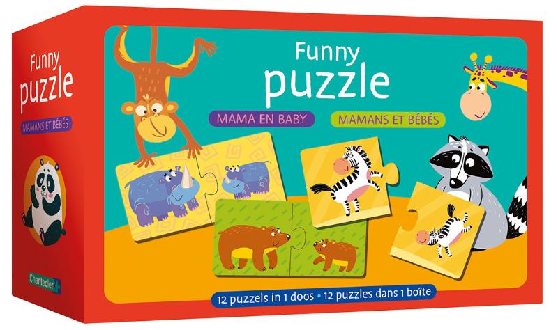 Omslag van Funny puzzle - mama en baby / Funny puzzle - mamans et bébés