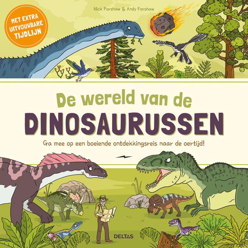 Omslag van De wereld van de dinosaurussen