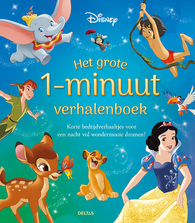 Omslag van Disney het grote 1-minuut verhalenboek