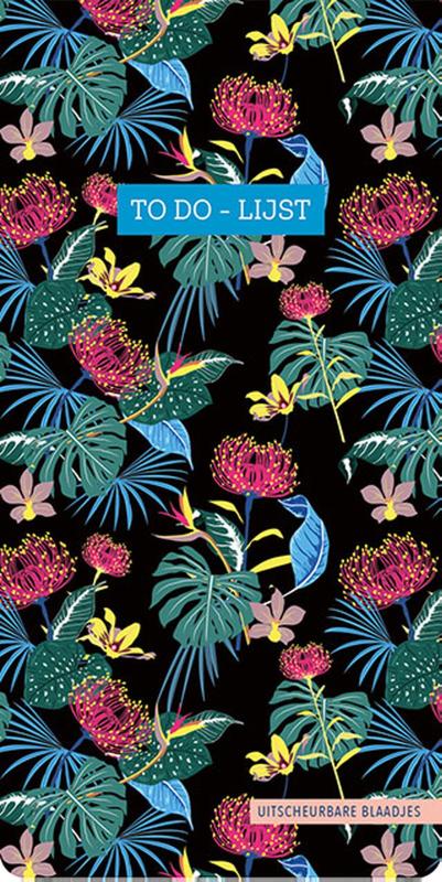 Omslag van To do-lijst - Floral Black