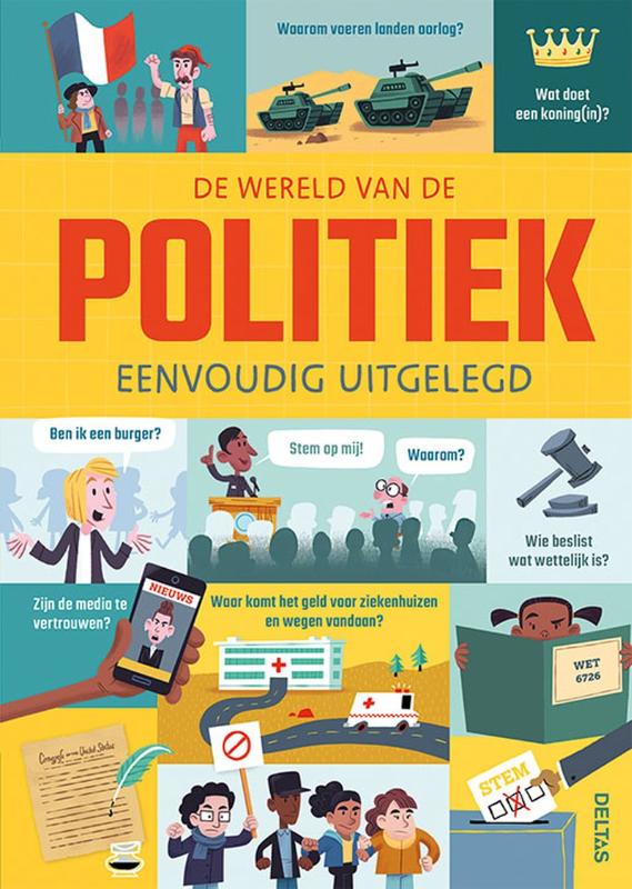 Omslag van De wereld van de politiek eenvoudig uitgelegd