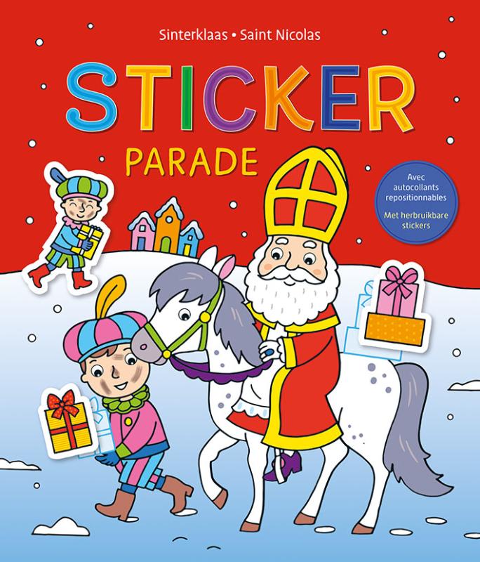 Omslag van Sinterklaas Sticker Parade / Saint-Nicolas Sticker Parade