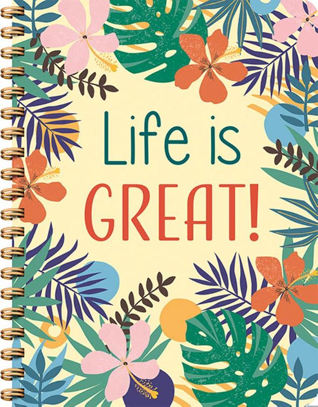 Omslag van Life is great! spiraalboek (lijnen)