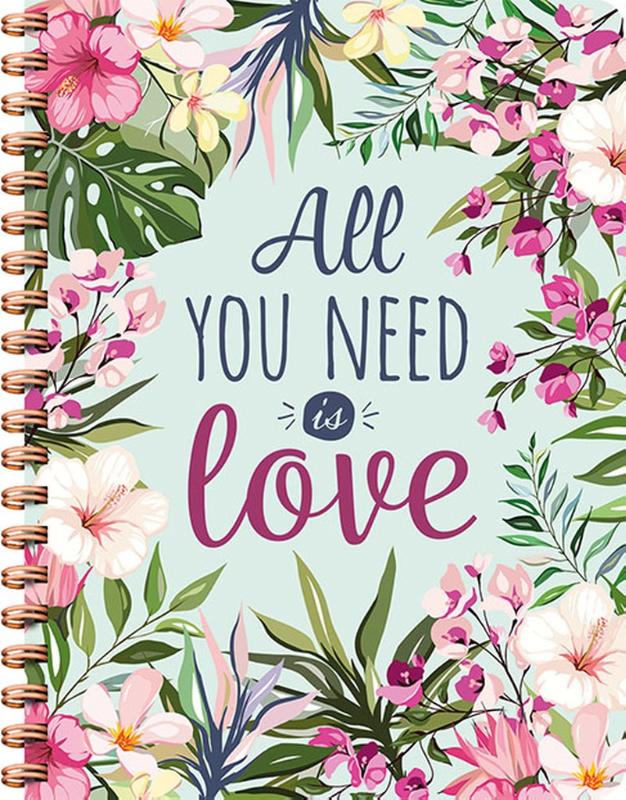 Omslag van All you need is love! spiraalboek (lijnen)
