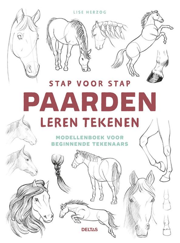 Omslag van Stap voor stap paarden leren tekenen