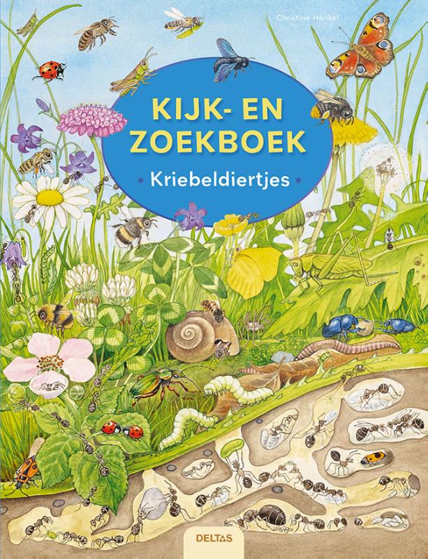 Omslag van Kijk- en zoekboek - Kriebeldiertjes