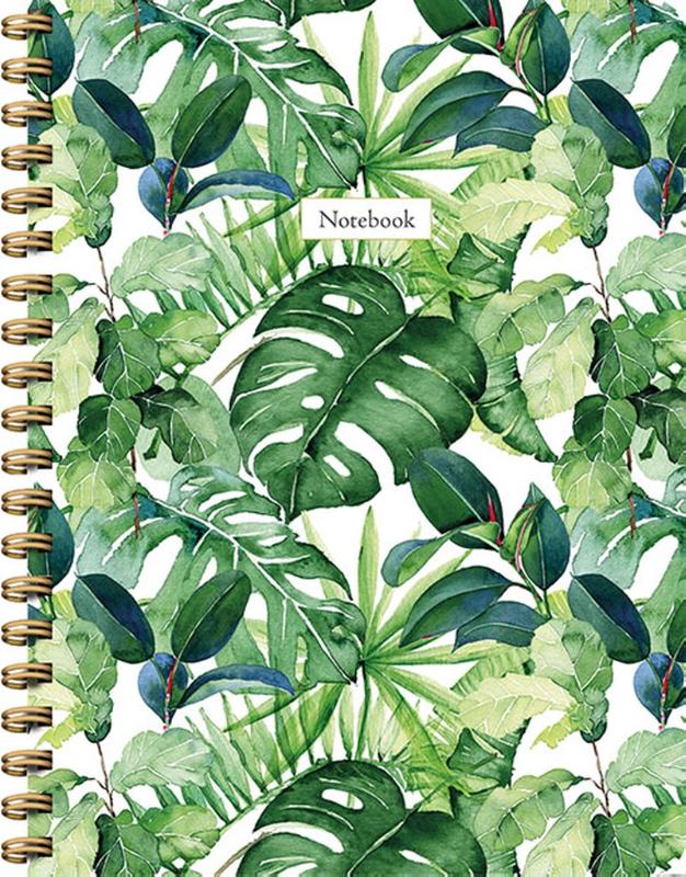Omslag van Leaves notebook spiraalboek (lijnen) / Leaves notebook carnet à spirale (ligné)