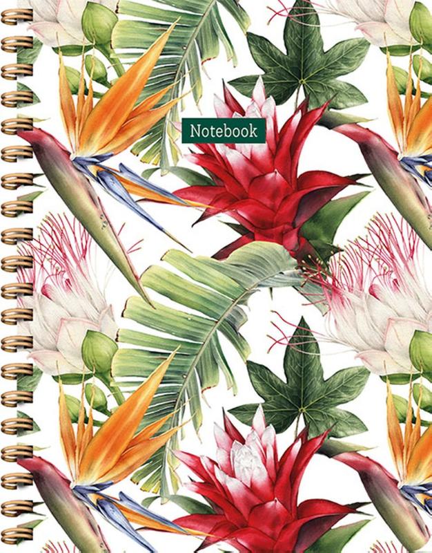 Omslag van Exotic notebook spiraalboek (lijnen) / Exotic notebook carnet à spirale (ligné)