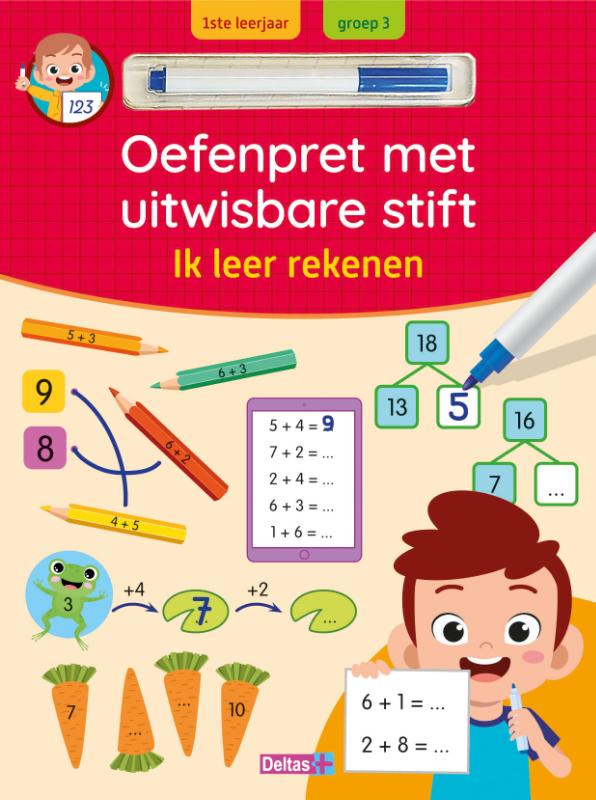 Omslag van Oefenpret met uitwisbare stift - Ik leer rekenen