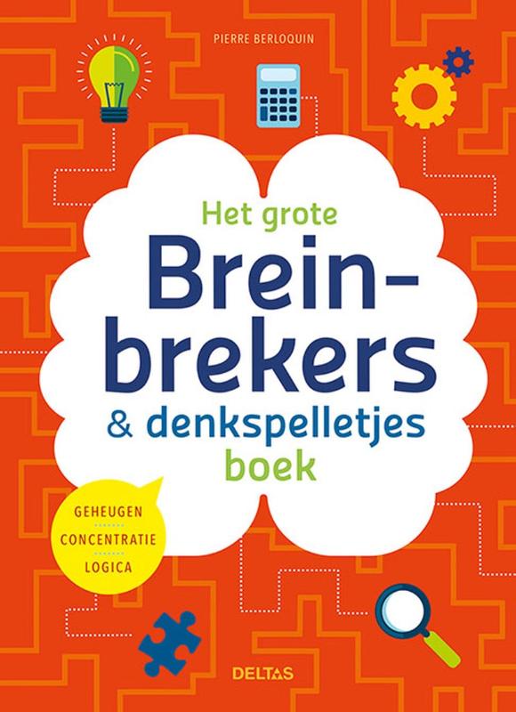 Omslag van Het grote breinbrekers en denkspelletjes boek