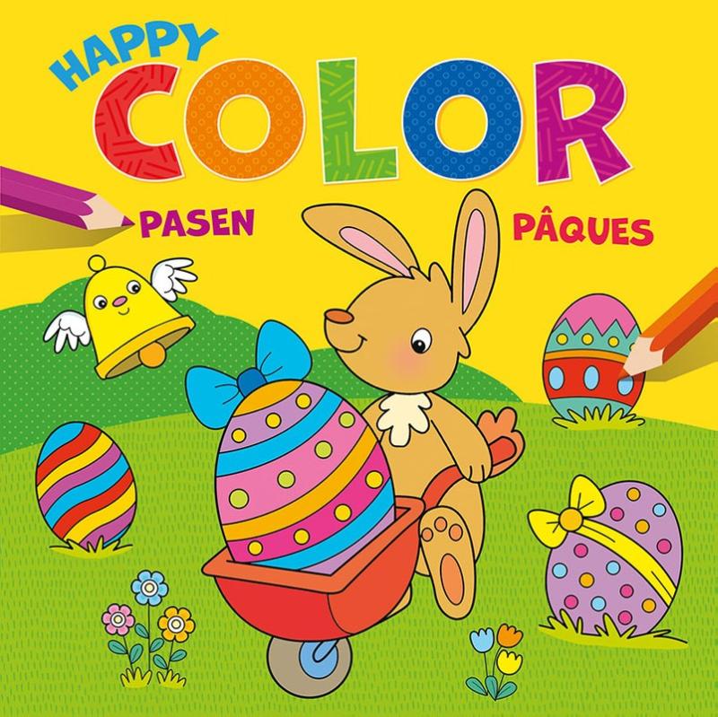 Omslag van Happy Color Pasen / Happy Color Pâques