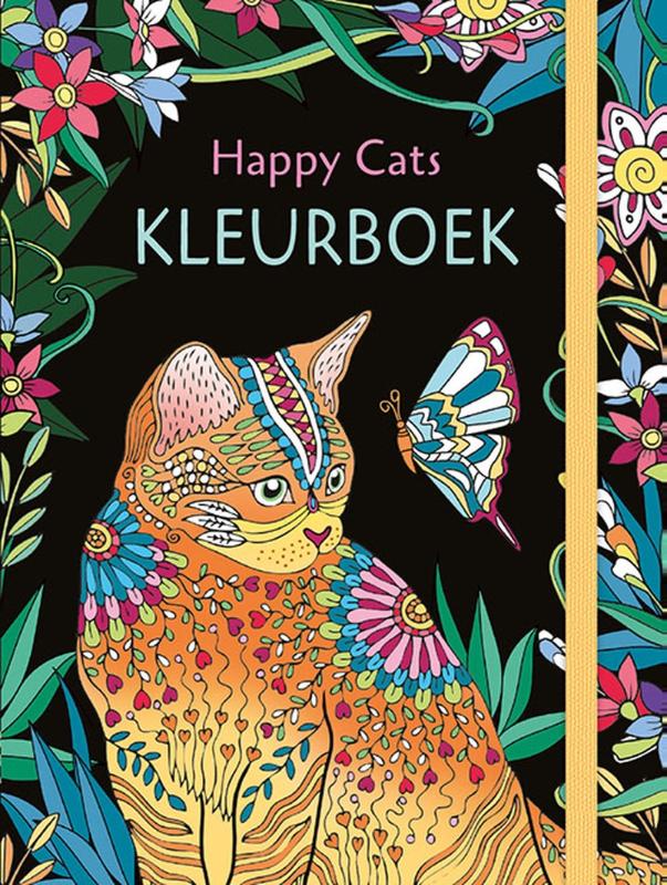 Omslag van Happy Cats kleurboek
