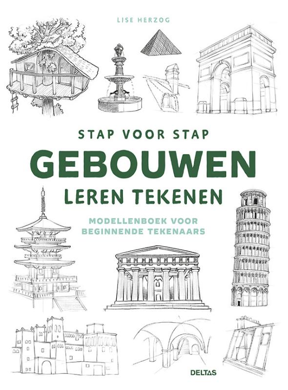 Omslag van Stap voor stap gebouwen leren tekenen