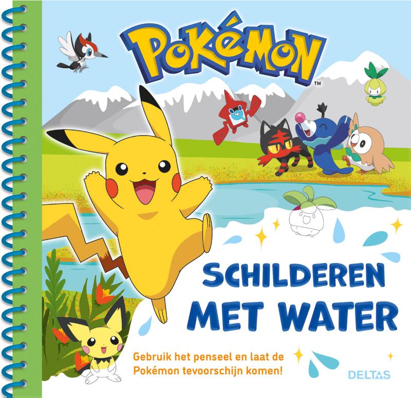 Omslag van Pokémon Schilderen met water (groen)