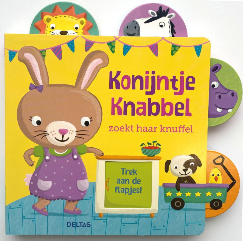 Omslag van Konijntje Knabbel zoekt haar knuffel