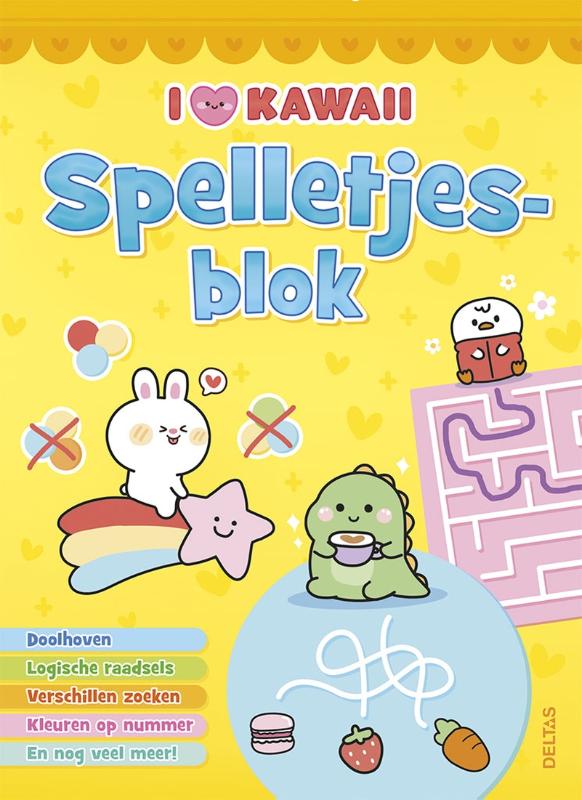 Omslag van I love Kawaii Spelletjesblok