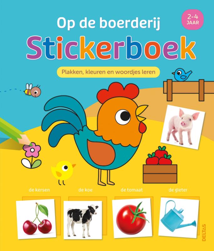 Omslag van Op de boerderij Stickerboek