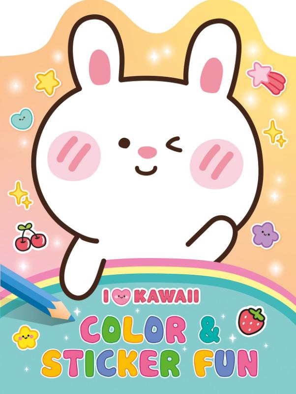 Omslag van Kawaii - Color & Sticker Fun