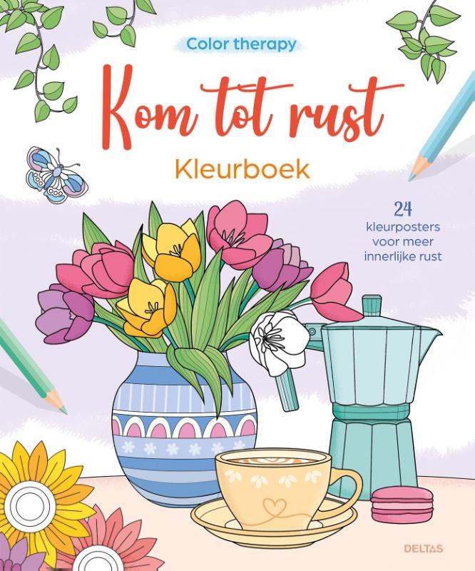 Omslag van Color therapy Kom tot rust Kleurboek