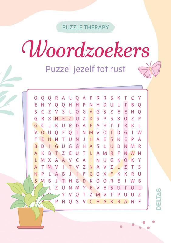 Omslag van Puzzle Therapy Woordzoekers