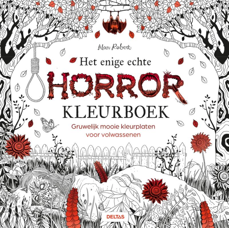 Omslag van Het enige echte horror kleurboek