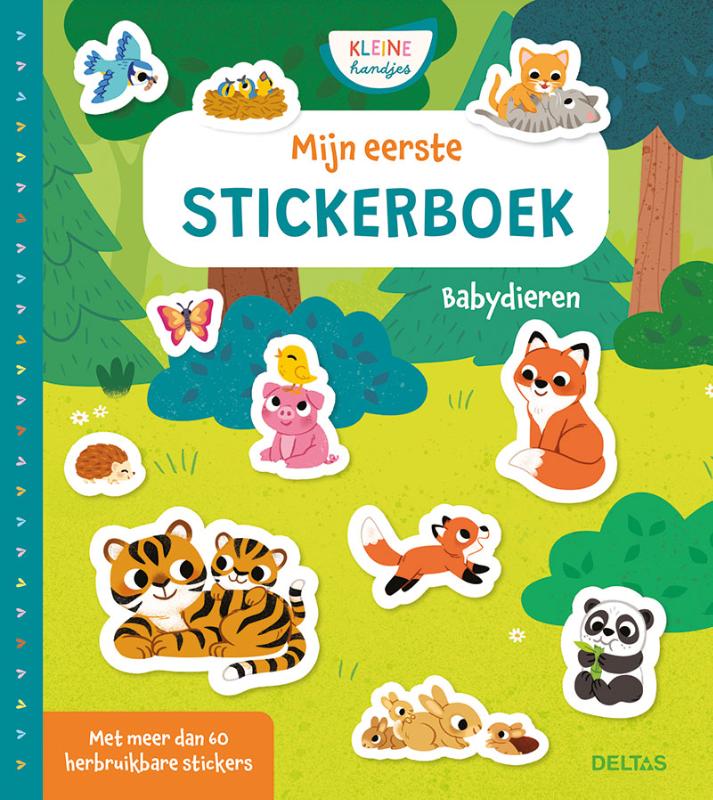 Omslag van Mijn eerste stickerboek Babydieren