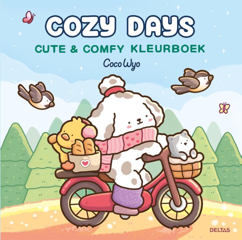 Omslag van Cozy Days Cute & Comfy kleurboek Coco Wyo