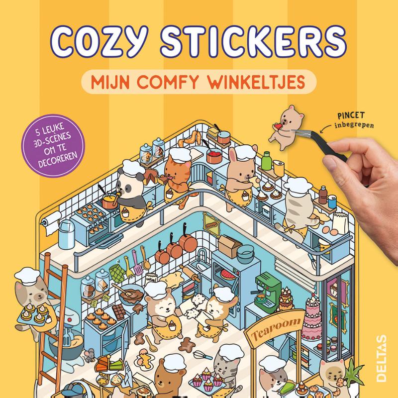 Omslag van Cozy Stickers - Mijn comfy winkeltjes
