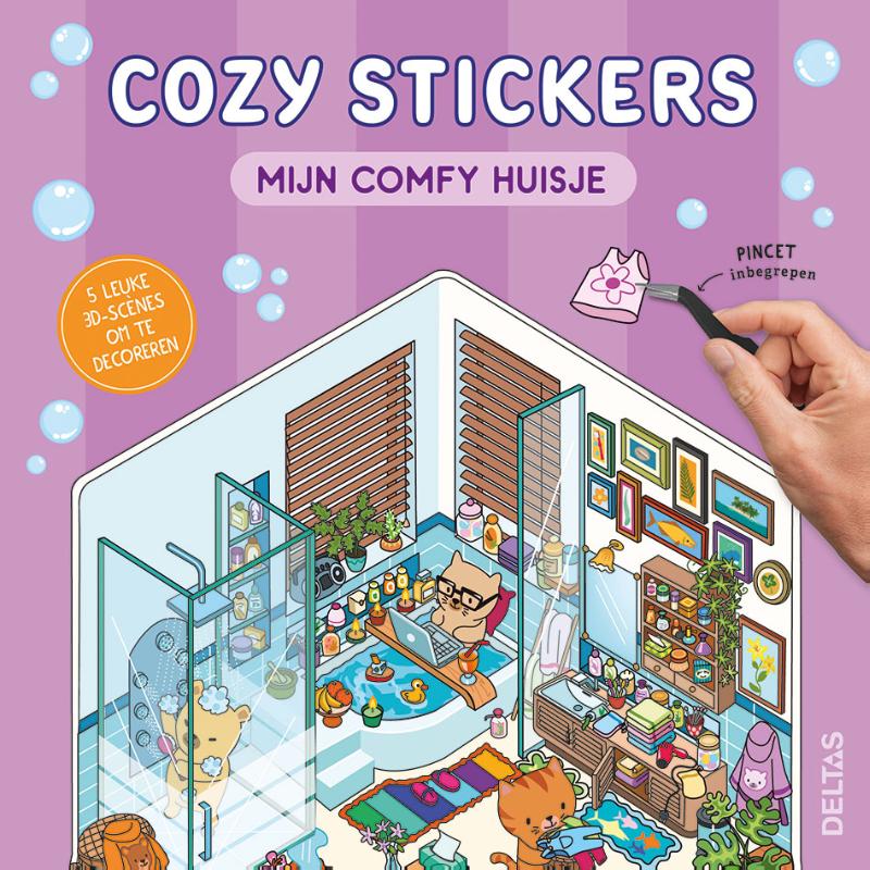 Omslag van Cozy Stickers - Mijn comfy huisje