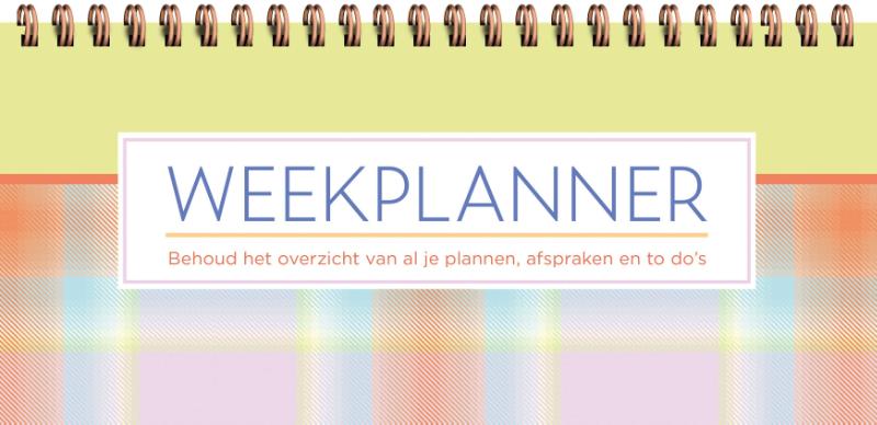 Omslag van Weekplanner - Yellow Tartan
