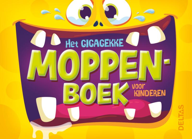 Omslag van Het gigagekke moppenboek voor kinderen