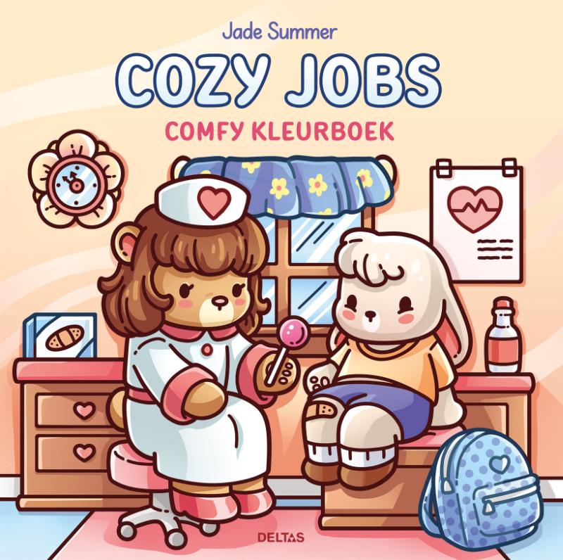 Omslag van Cozy Jobs - Comfy kleurboek Jade Summer
