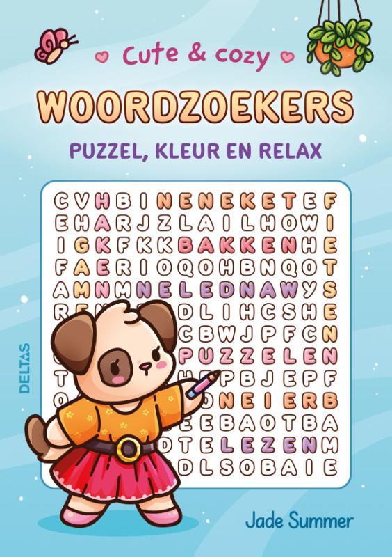 Omslag van Cute & Cozy Woordzoekers Jade Summer