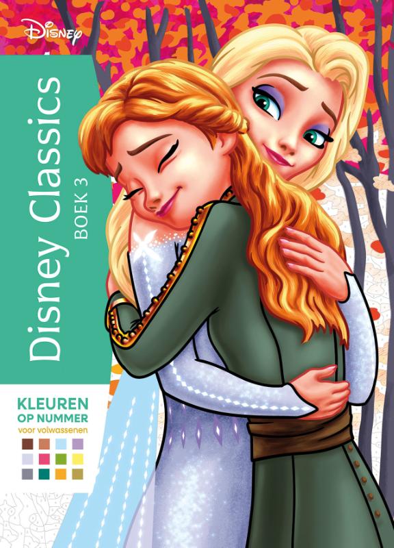 Omslag van Disney Classics boek 3 - Kleuren op nummer voor volwassenen