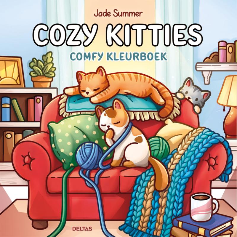 Omslag van Cozy Kitties - Comfy kleurboek Jade Summer