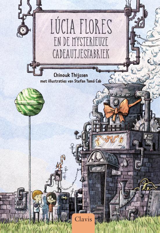 Omslag van Lúcia Flores en de mysterieuze cadeautjesfabriek