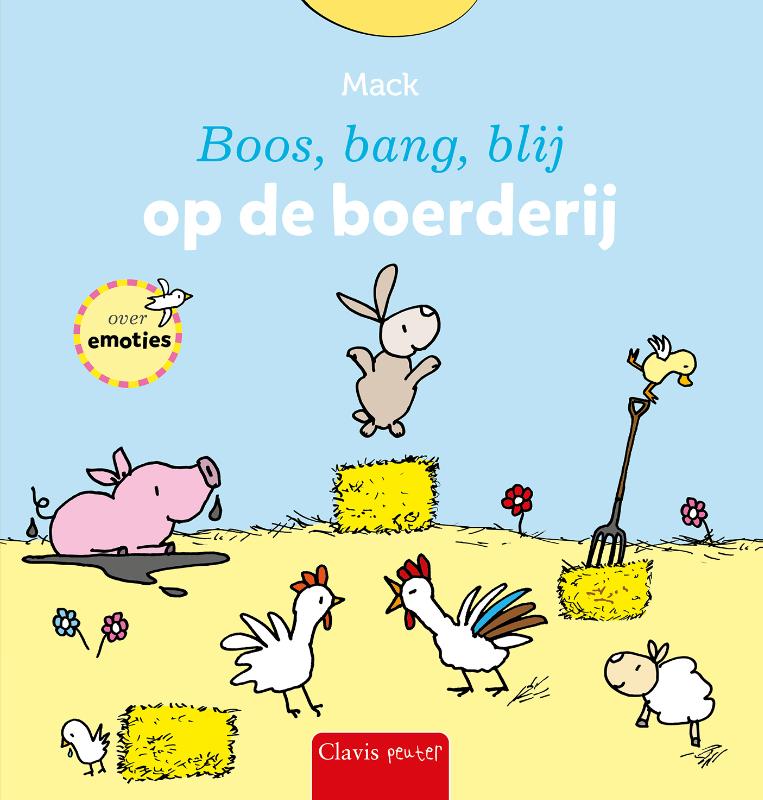 Omslag van Boos, bang, blij op de boerderij