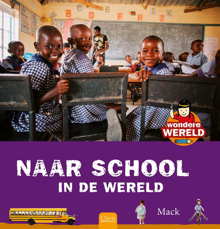 Omslag van Wondere wereld. Naar school in de wereld