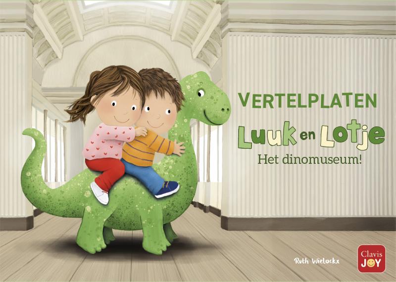 Omslag van Vertelplaten. Luuk en Lotje. Het dinomuseum