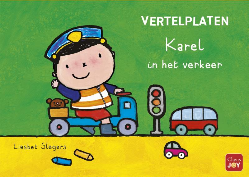 Omslag van Vertelplaten. Karel in het verkeer