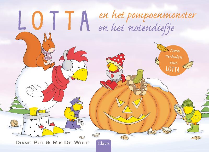 Omslag van Lotta en het pompoenmonster en het notendiefje