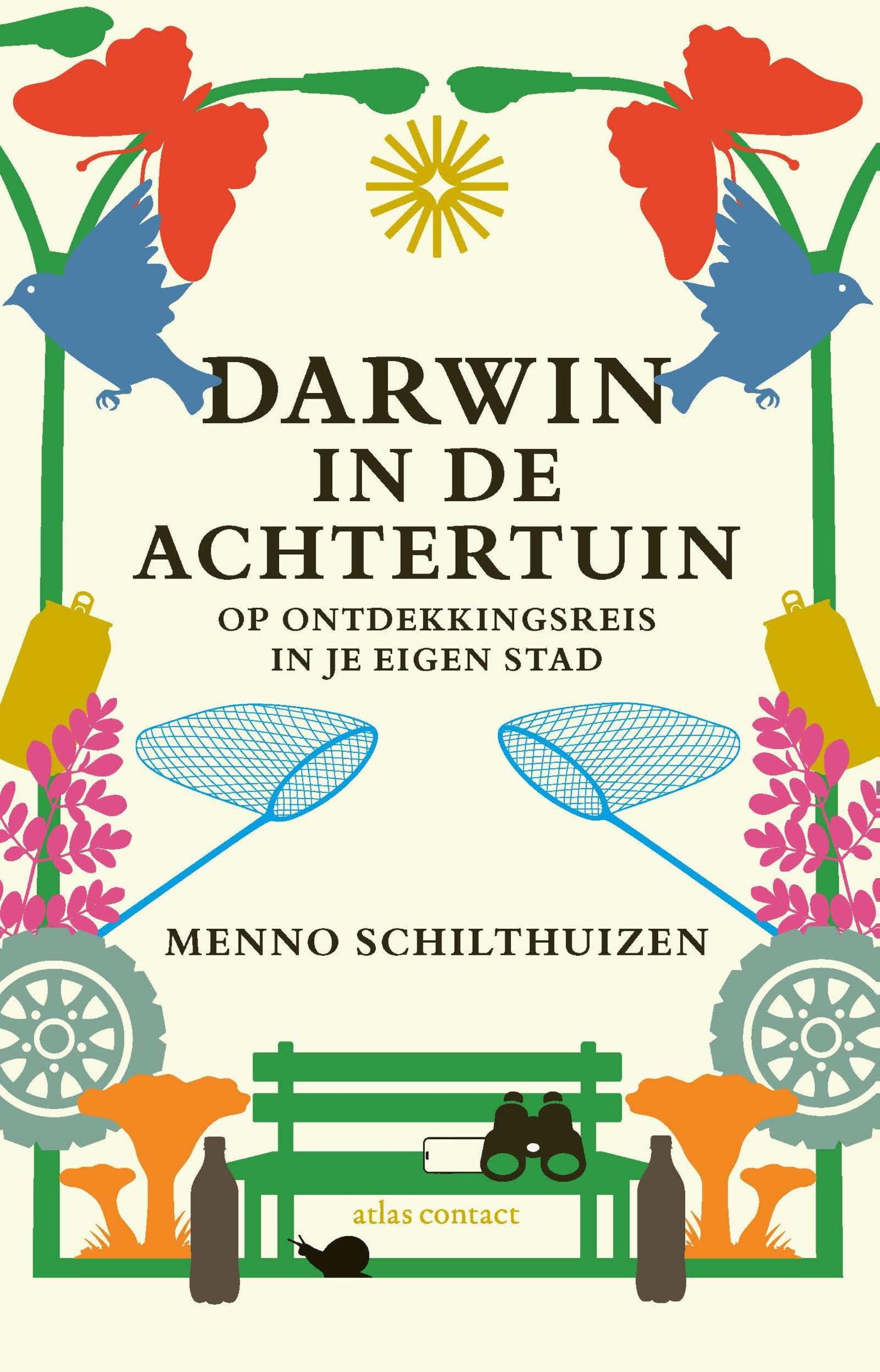 Omslag van Darwin in de achtertuin