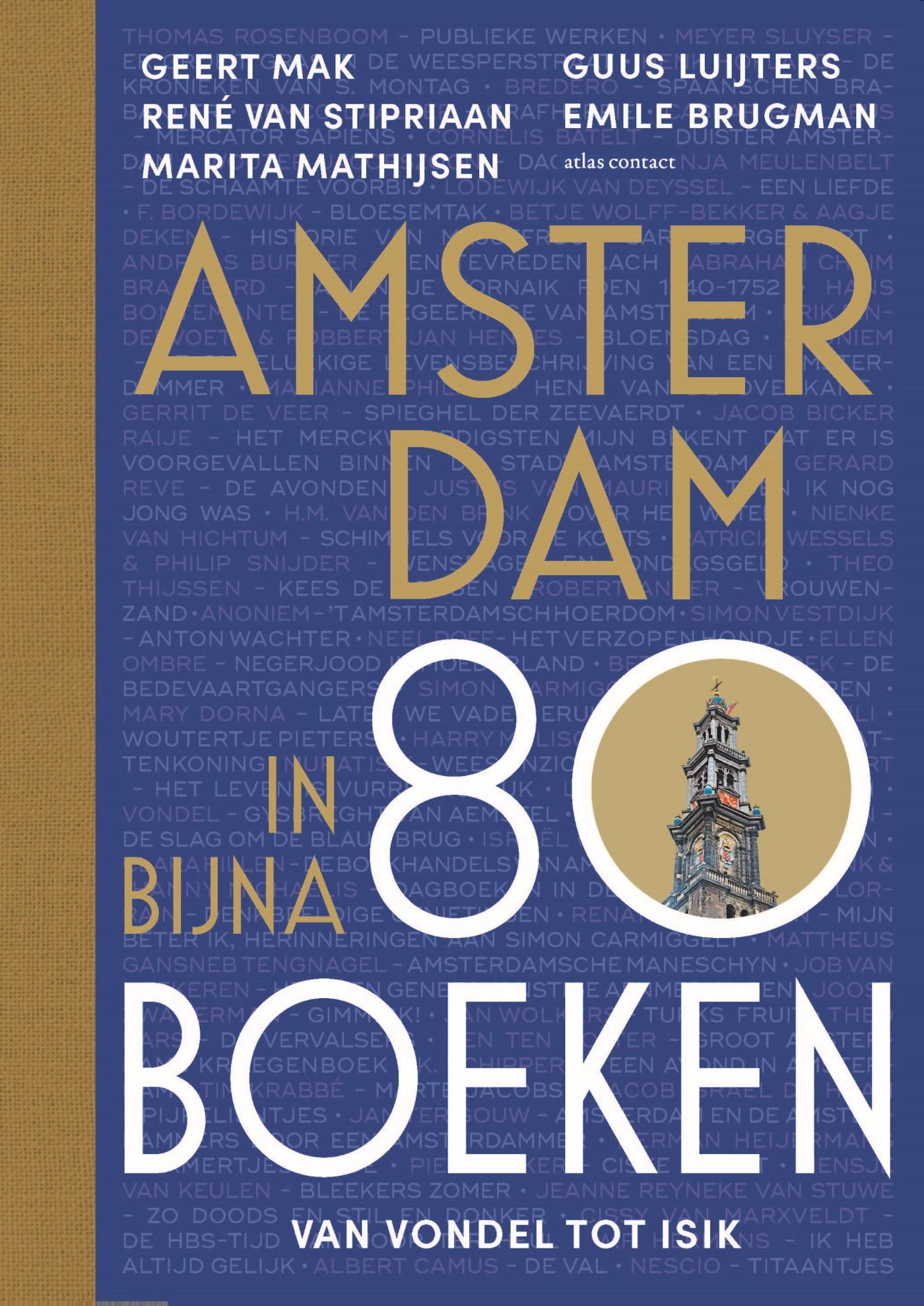 Omslag van Amsterdam in bijna 80 boeken
